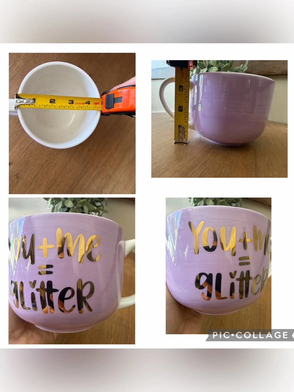 Target Lavender Ceramic Mug with Gold Lettering valentines